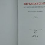 Wybrane strony z ANTYFONARZA KOLEGIATY KIELECKIEJ (OK.1372 R.). Wydanie fototypiczne z komentarzem, pod. Red, prof. K.Brachy
