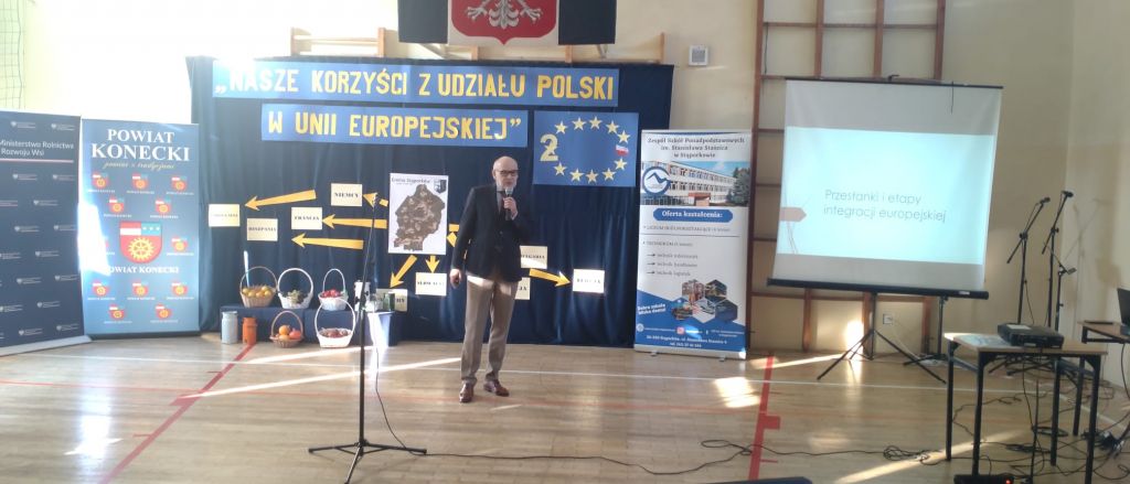 Przesłanki i etapy integracji europejskiej w ramach VII Powiatowego Sympozjum Naukowego Nasze korzyści z udziału Polski w Unii Europejskiej