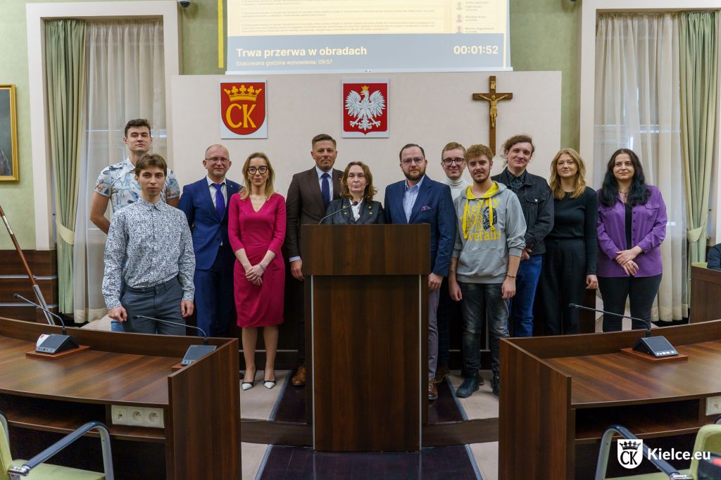 Studenci Instytutu Historii na sesji Rady Miasta Kielce