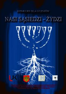 Plakat konkurs nasi sąsiedzi żydzi